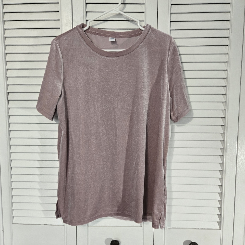 Old Navy Pink Velvet Top
